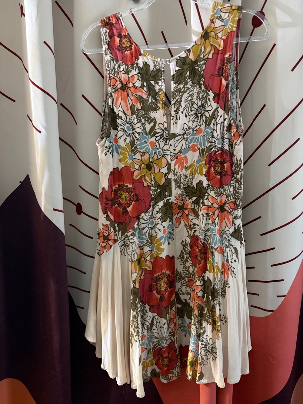 Vintage Free People Backyard Party Floral Printed Tunic - Picture 3 of 3